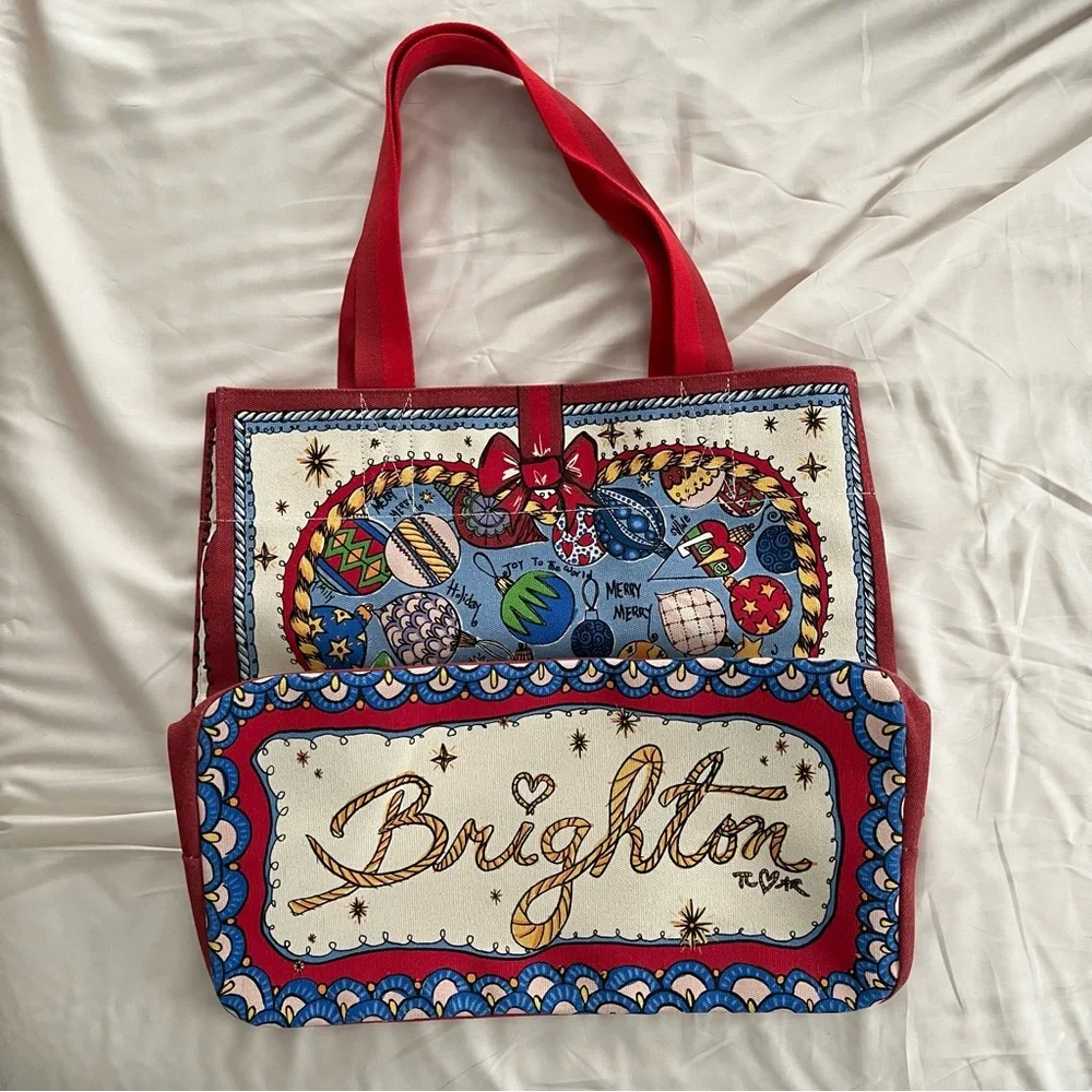 NWOT Brighton Celebrate Holiday Tote - Picture 3 of 7